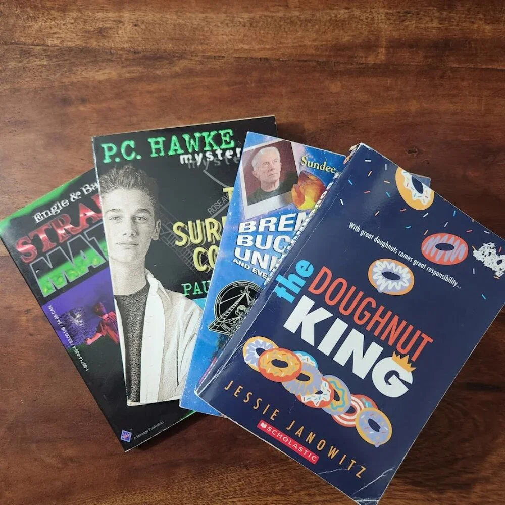 The Doughnut King 4 Book Bundle Lot Set Chapter Books Young Adult Literature Nov